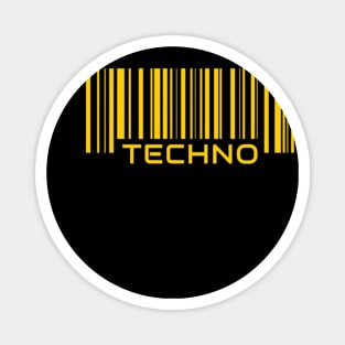 Techno Barcode Magnet